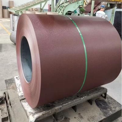 Flower Designed Coil PPGI Prepainted Galvanized Steel Coil Double Coated Color Painted Metal Roll Bulk Sale