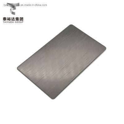 Taiyuda2 Group 500mm Black- Diamond Color Coating 2b/Ba Vibration Decoration 4X8 Inox Austenitic Stainless Steel Sheets