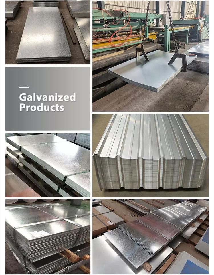 Factory Price Gi Steel Hot Rolled Z85G/M 0.55mm Thickness Galvanized Steel Sheet/Plate
