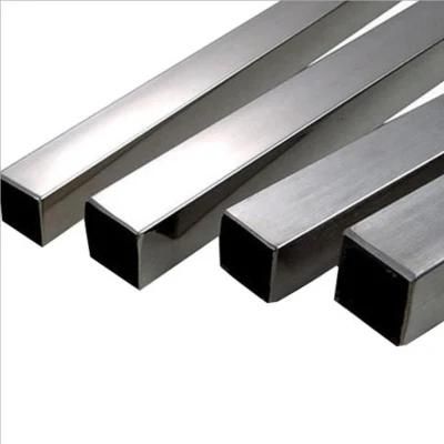 High Quality ERW 25X25 30X30 50X50 201 304 Stainless Steel Hollow Square Tube