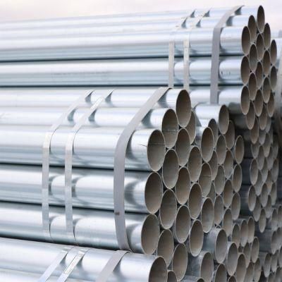 Galvanized Steel Pipe (SS400, Q235B, Q345B) , Galvanized Round Steel Pipe