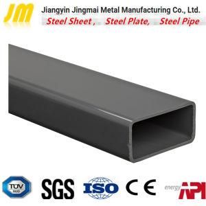 ISO Standard Stocked Steel Pipe, Building Materials Black Steel Square Pipe