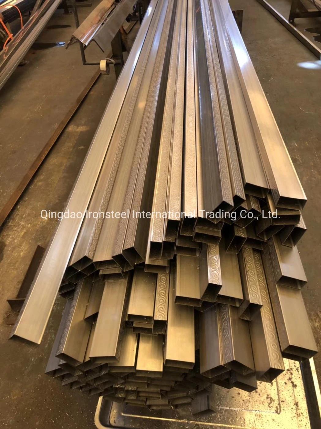 Grade 201/304/304L Mirror Finish 8K Polished Square/Rectangle Stainless Steel Pipe Decorative Pipes