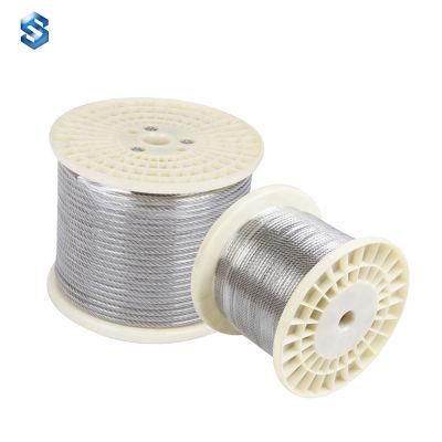 316 7*7 Wear Resisting Corrosion Resistance Stainless Steel Wire Rope 2.0mm Stainless Steel Cable