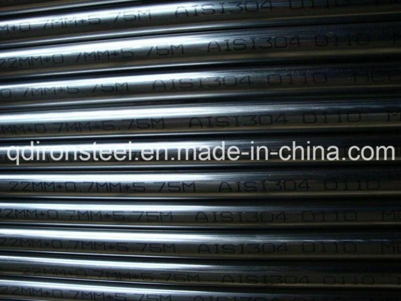 AISI304/304L/316/316L Bright Surface Welded Stainless Steel Pipe