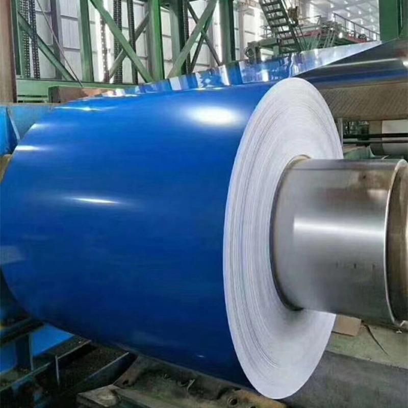 Prepainted Steel Coil Galvanized Cold Rolled Coil Zincalume Color Coated Ral Red Blue Custominze PPGI PPGL Coil