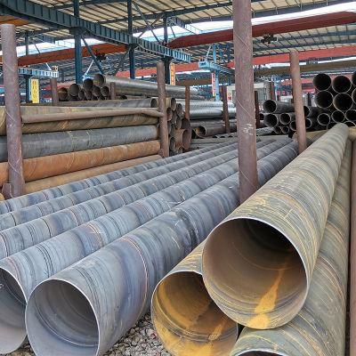 Large Diameter 219-2420mm Spiral Steel Pipe in Stock Welded Carbon Steel Pipe SSAW Steel Pipe