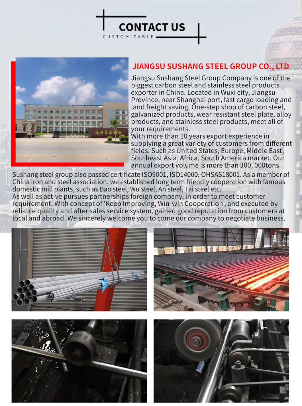 1/2"-24" (20mm-610mm) ERW ASTM JIS DIN GB 201 202 301 304 304L 304n 305 347 430 2b/Polishing/Drawing Welded Seamless Stainless Steel Pipe Tube