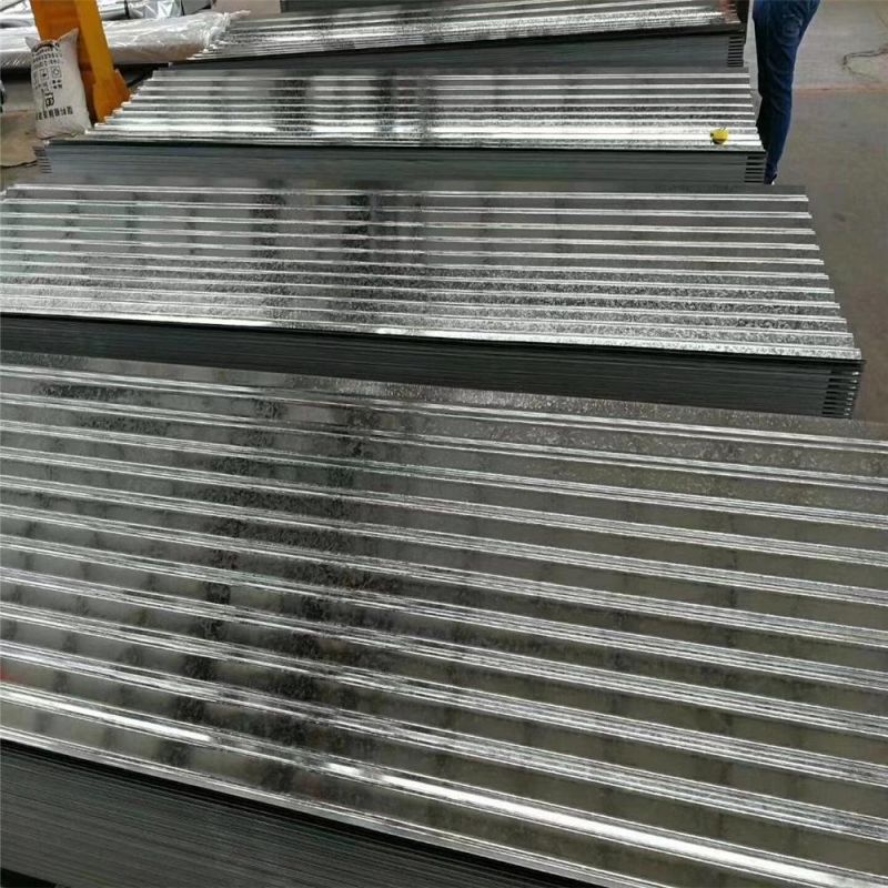 Z100 0.18X900X2000mm Galvanized Corrugated Sheet for Roofing