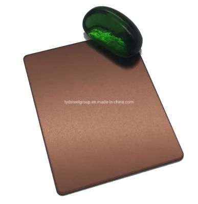 Customized Surface Ti Purple PVD Coating Slit Edged Bead Blast Sand Blasted Anti Corrosion Inox Stainless Steel Sheet