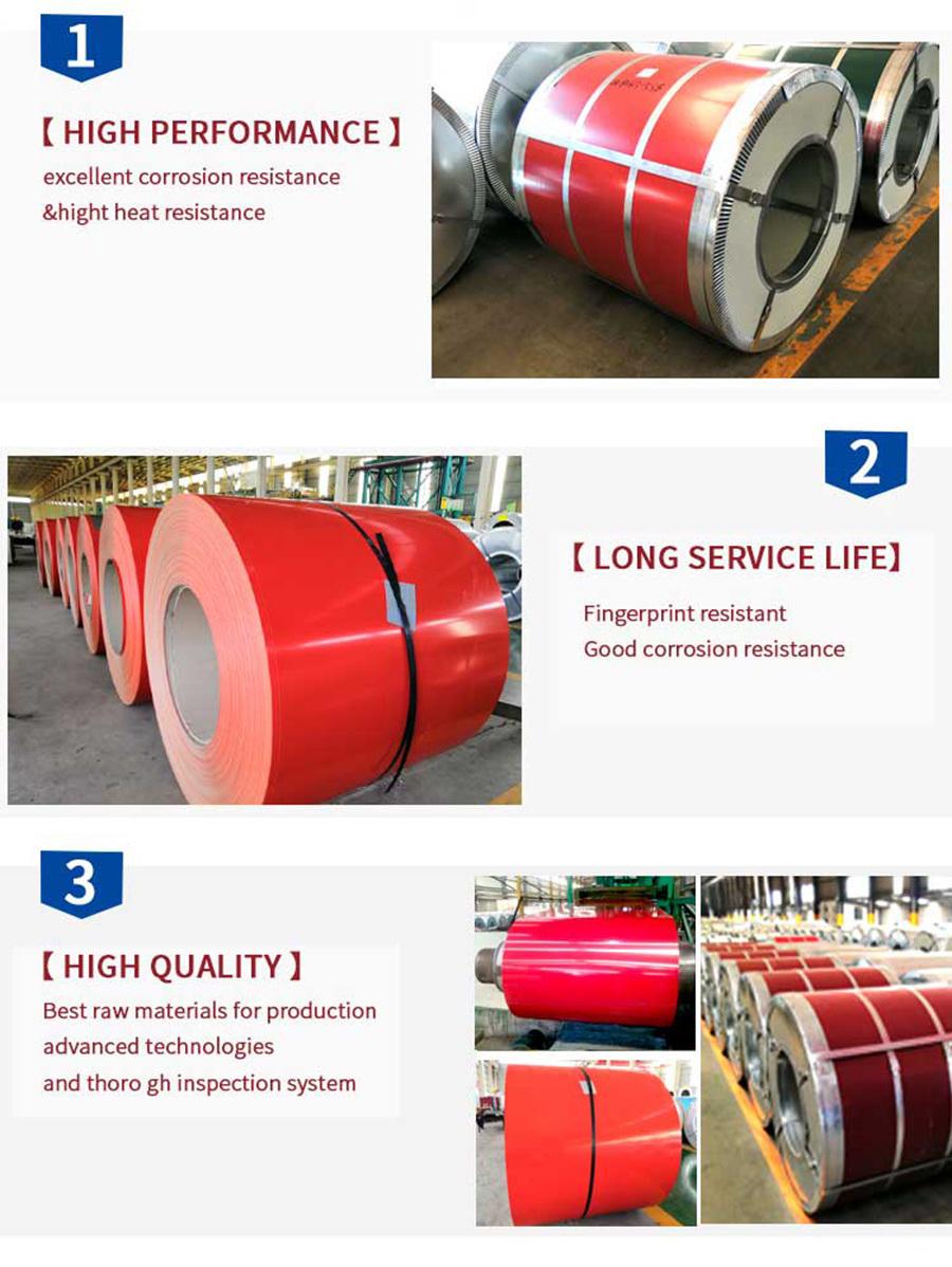 Az100 Pre-Painted Aluzinc/Galvalume Steel Coil with Color PPGL
