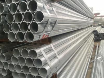 Building Material Carbon ERW Steel Pipe Hollow Section Galvanized/Welded/Black/Round Tube/Pipe for Scaffolding
