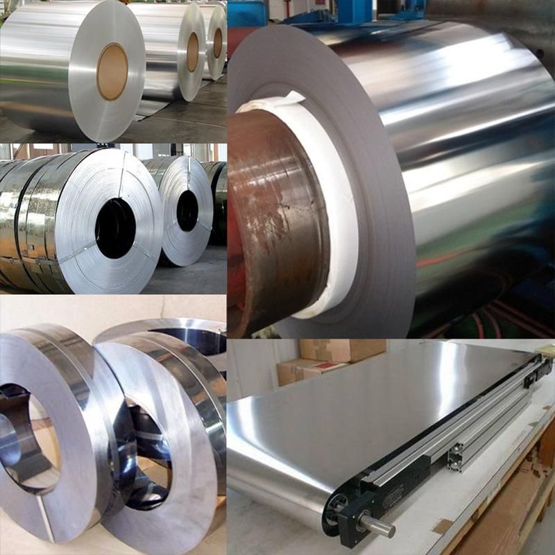 Hot/Cold Rolled No. 1 2b Ba Hairline Mirror Polished 201 202 304 316 310S 309S 321H 409 430 904L 2205 Stainless Steel/Aluminum/Carbon/Galvanized/PPGI/Tin Coil