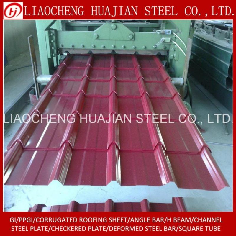 Color Coated Corrugated Steel Roofing Sheet for Building Material