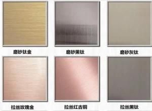 Factory Directly Wholesale 201 Colour Coated Decoration Use Stainless Steel Sheet