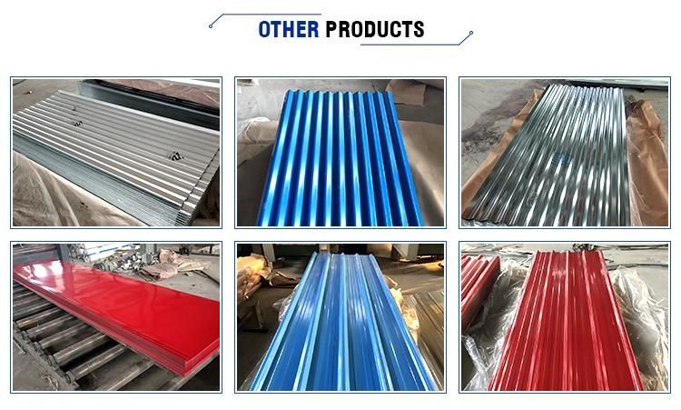 Corrugated Metal Building Material Hbr60 Corrugated Color Roofing Steel Sheet