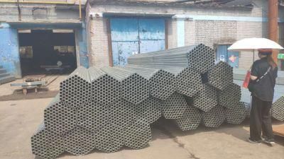HDG Round Steel Pipe / Gi Pipe Pre Galvanized Steel Pipe Tube for Construction
