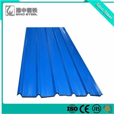 Corrugated PPGI Steel Roofing Sheet in Ral Color Steel Material