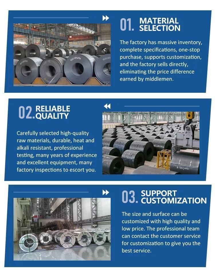 Mild Iron Carbon Steel 2mm 3mm Q235 Q345b Hot Rolled Steel Coil Black Carbon Steel Coil