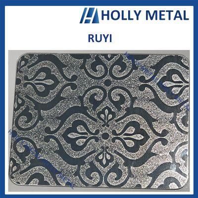 Stainless Steel Pattern Embossed Etched Sheet for Building Wall Elevator Surface
