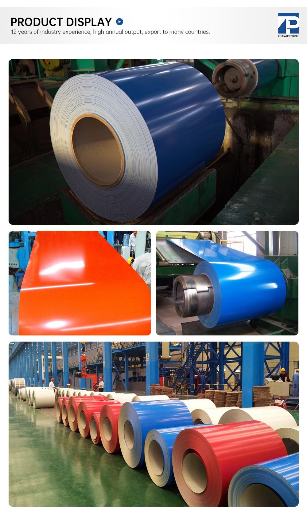 PPGI Sheet Price Ral Color Coated Steel Coil Pre Painted Dx51d Galvanized Steel Coil Metal PPGI PPGL