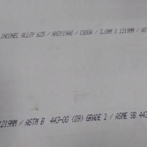 Hot! AMS 5870 Pickling Finish Inconel601 Uns N06601 Nickel Sheet in Stock DIN H-Ni99.96 H-Ni99.95 High Pure 99.9% Nickel Sheet