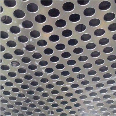 Perforated Stainless Steel Sheet 1.0mm 1.2mm Stainless Steel Plate Regular Pattern with Round Holes for Sewer Floor