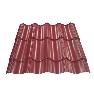 China Roof Tile Roofing Sheet Galvanlume Stone Color Coated Metal Roof Tiles Factory Price
