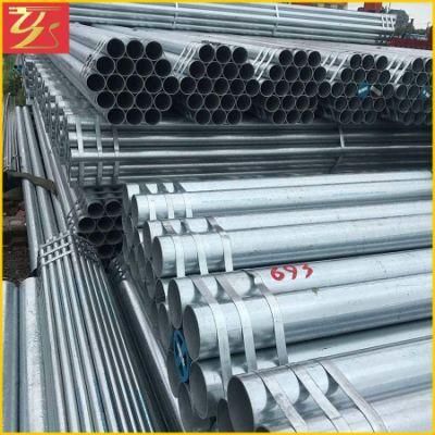 Hot Dipped Galvanized Iron Round Pipe Galvanized ERW Steel Tubes
