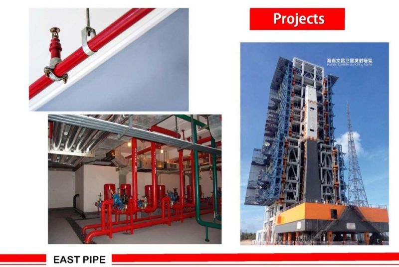 Red Paint Fire Steel Pipe with UL FM for Sprinkler