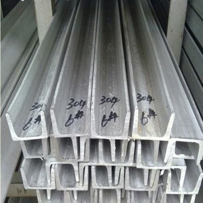 Ss 304 316 Stainless Steel Slot Glass Railing U Channel
