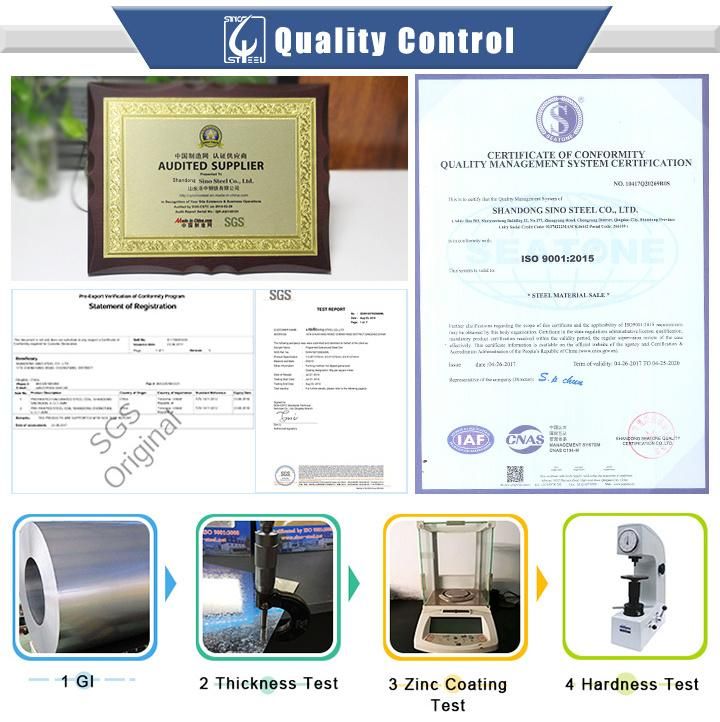 Hot Sale Galvanized Steel Dx51d Zinc Coating for Building Gi Coils